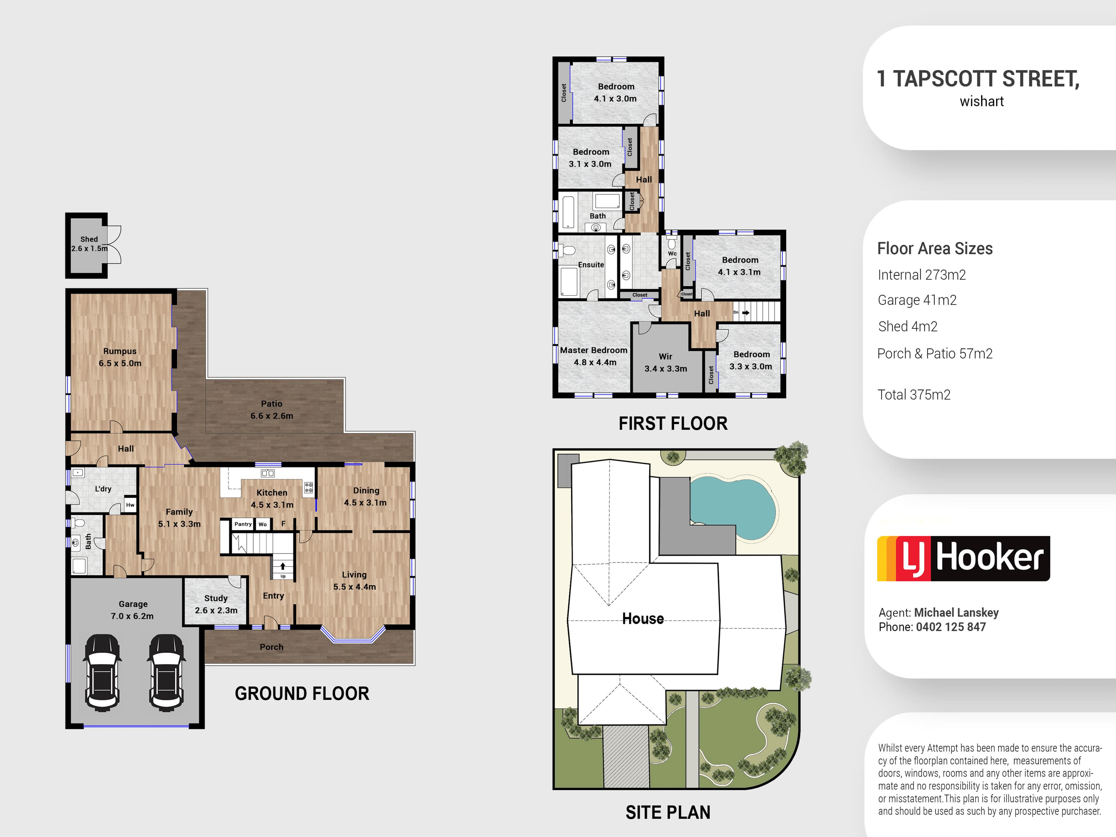Portfolio image Australia Floorplan with Siteplan